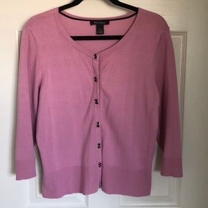 White House Black Market Rose Cardigan